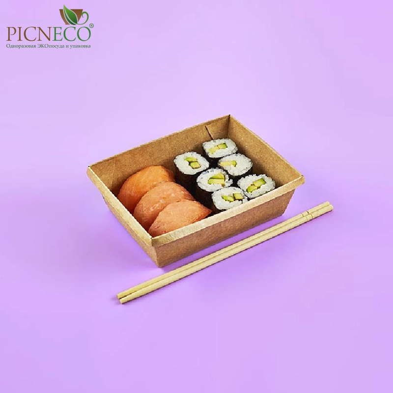 товар Контейнер бумажный 400мл, крафт, серия OneClick (крышка отдельно) OK040